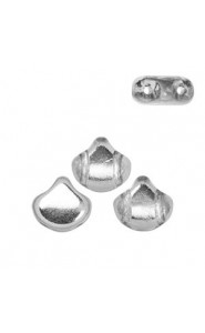 Ginko Leaf Beads 7.5x7.5mm Backlit crystal